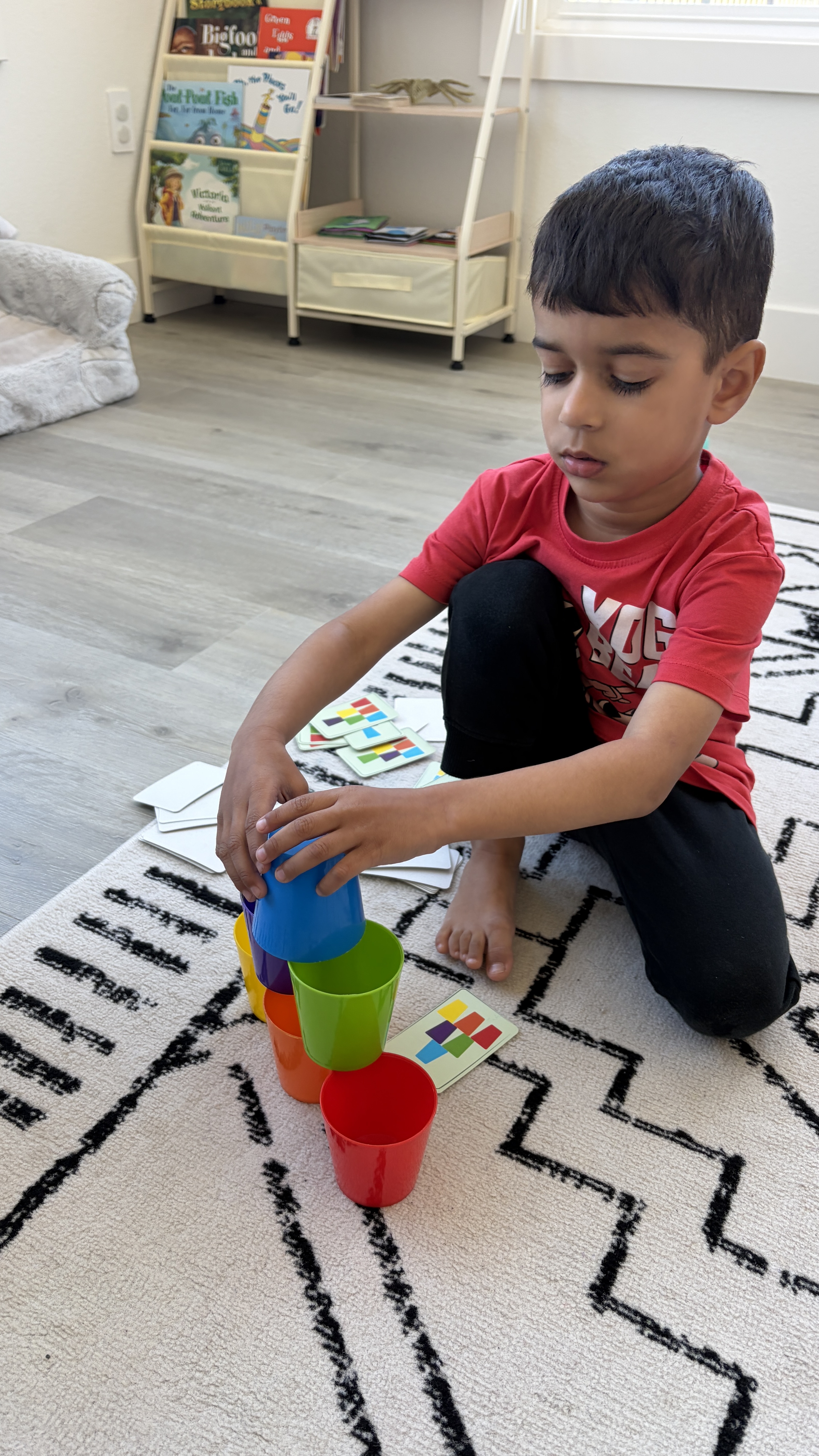 Toddler learning activity at BuzzingBeez daycare in Castro Valley - photo 22